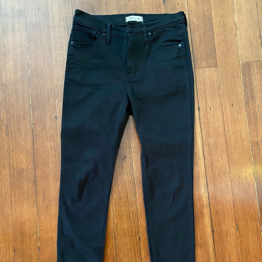 Womens Madewell Black 10" High-Rise Jeans - Size 29